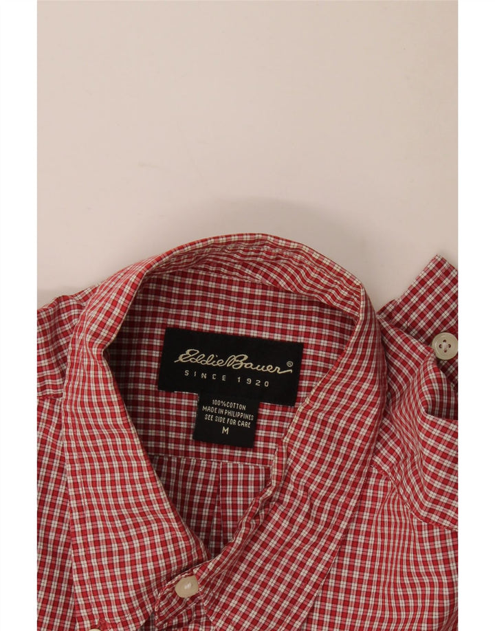 Ανδρικό πουκάμισο Eddie Bauer, μεσαίο κόκκινο βαμβακερό