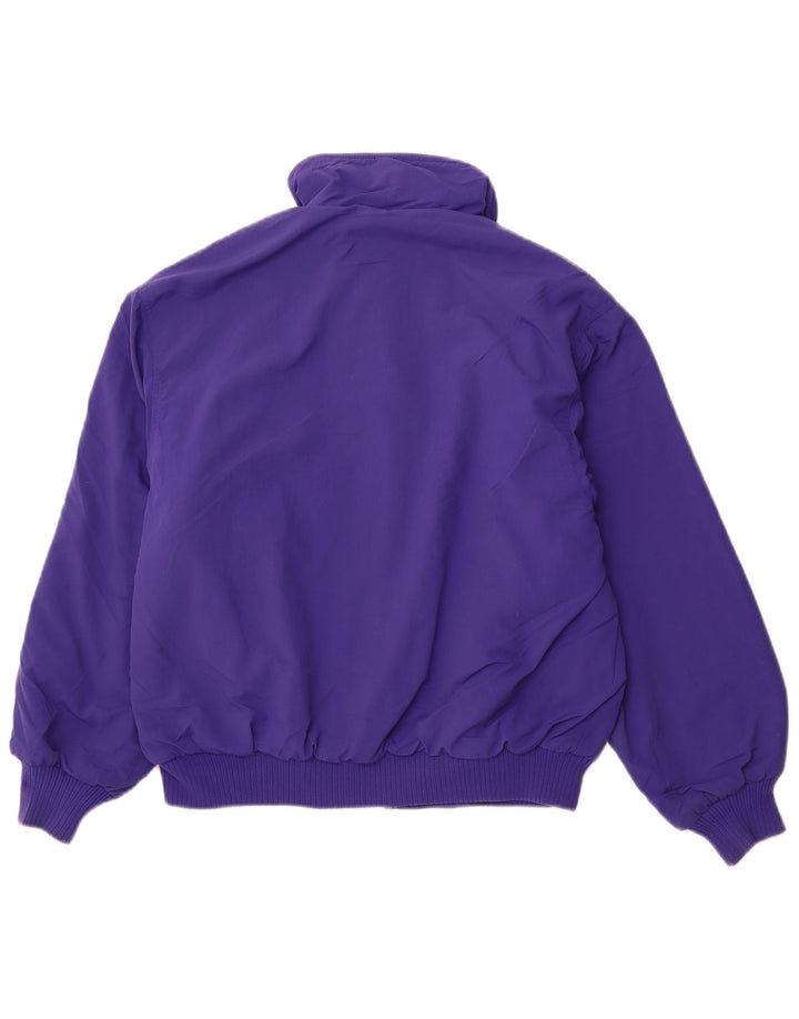 EDDIE BAUER Γυναικείο Bomber Jacket UK 14 Medium Purple Nylon
