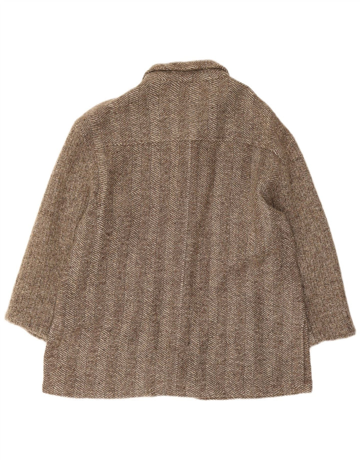 Classics Γυναικείο μπουφάν blazer UK 14 Large Khaki Ψαροκόκαλο