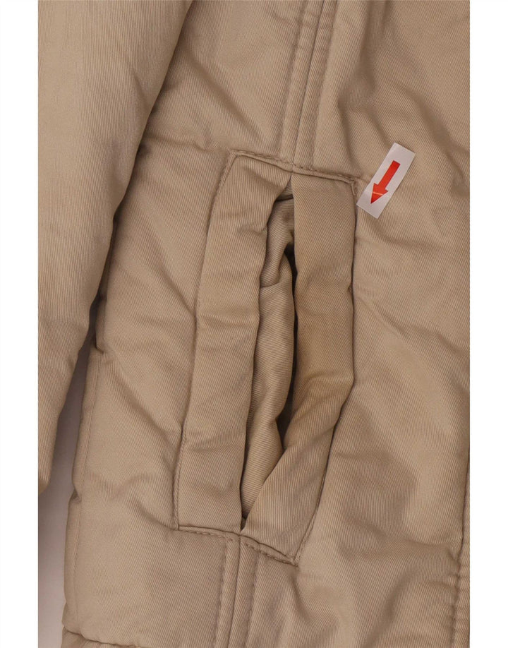 Zara Γυναικείο μπουφάν UK 12 Medium Beige Cotton Classic