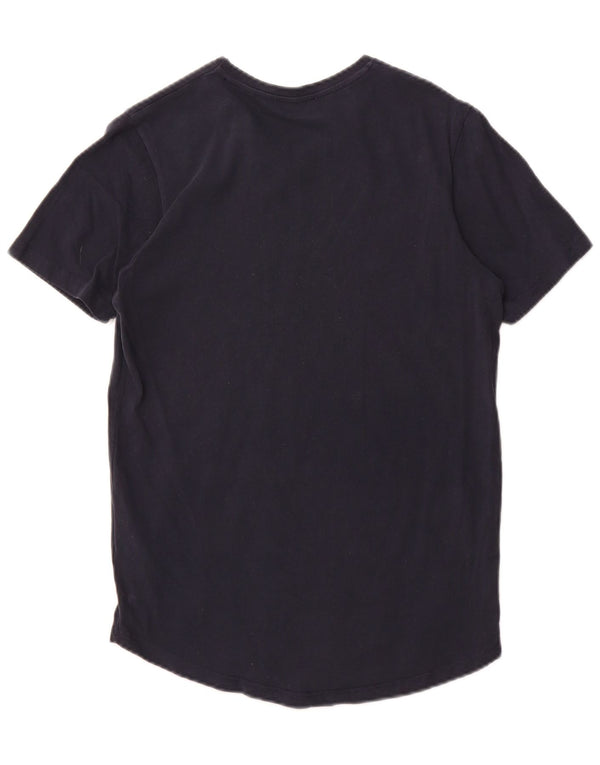 Jack & Jones Ανδρικό T-Shirt Top Small Navy Blue από βαμβάκι