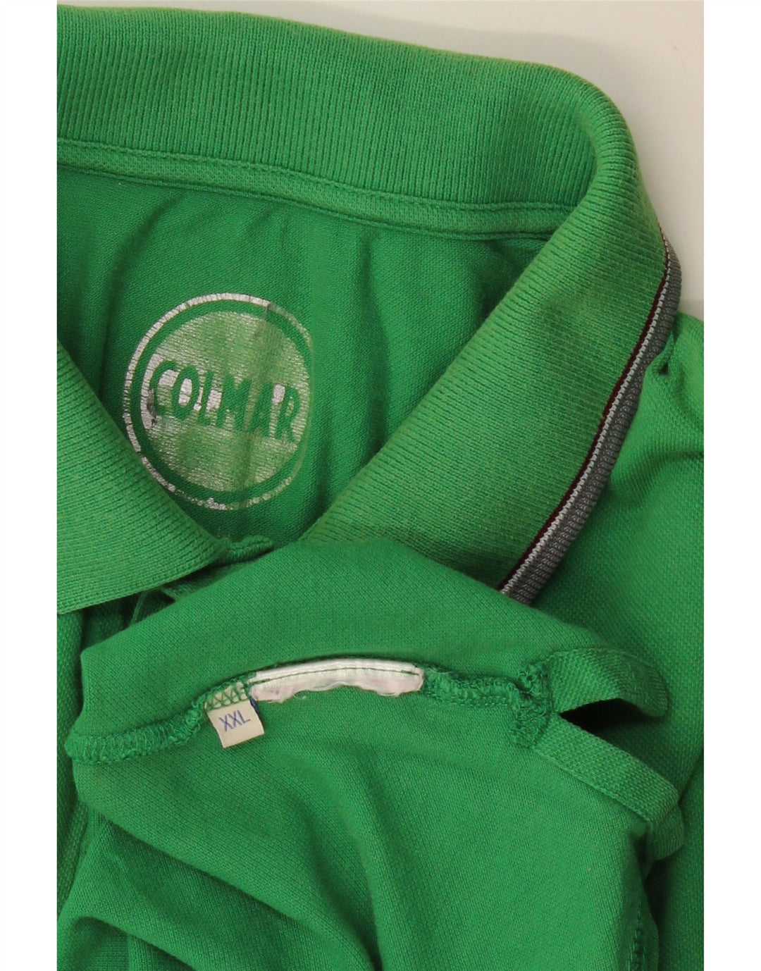 Ανδρικό γραφικό πόλο μπλουζάκι COLMAR 2XL πράσινο