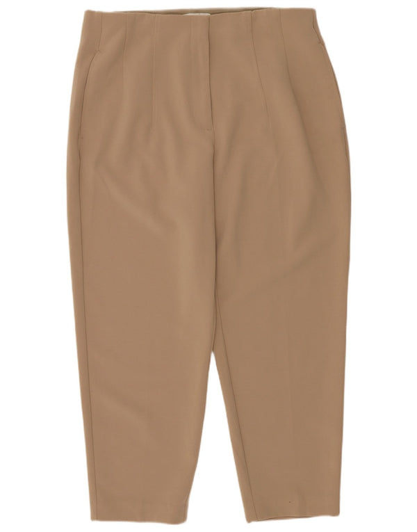 Marks & Spencer Γυναικείο κωνικό παντελόνι UK 14 Medium W30 L24 Beige