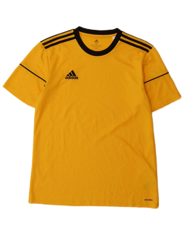 Ανδρικό T-Shirt Climalite Adidas Top Medium Yellow Polyester