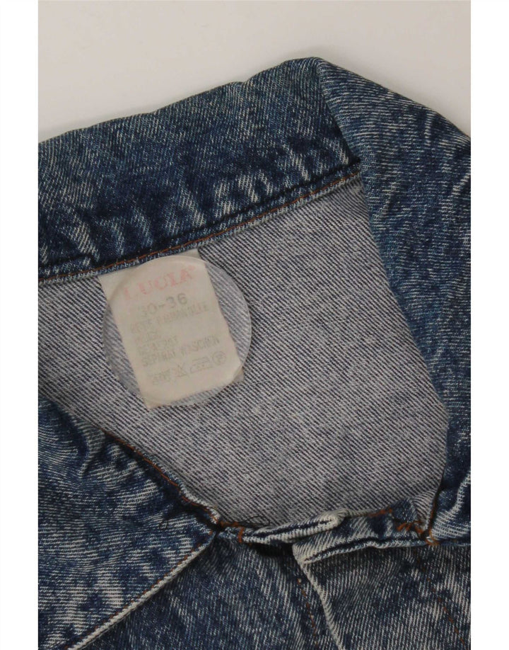 Ανδρικό τζιν μπουφάν Lucia UK 36 Small Blue Cotton