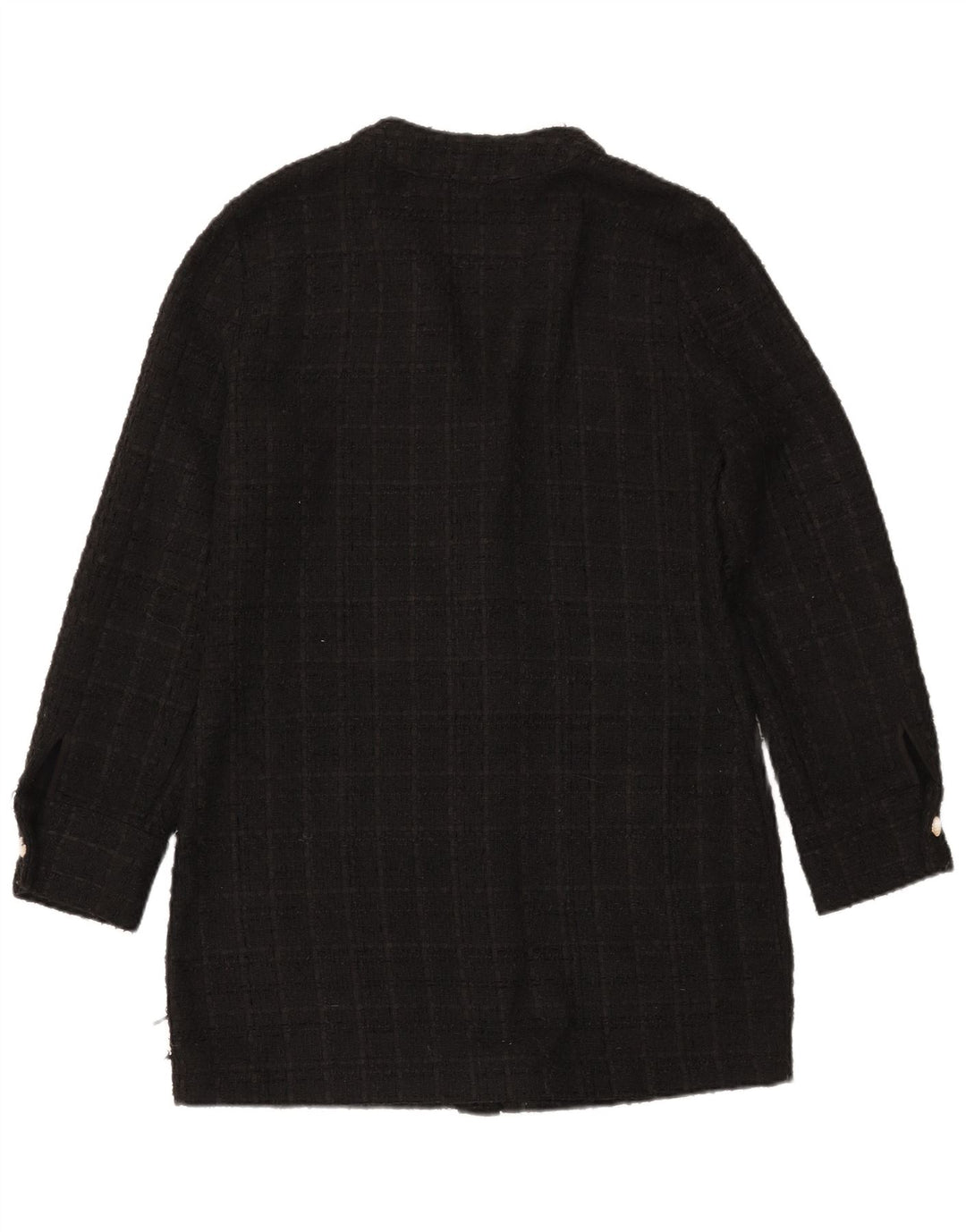 Zara Γυναικεία Ζακέτα Longline UK 14 Medium Black