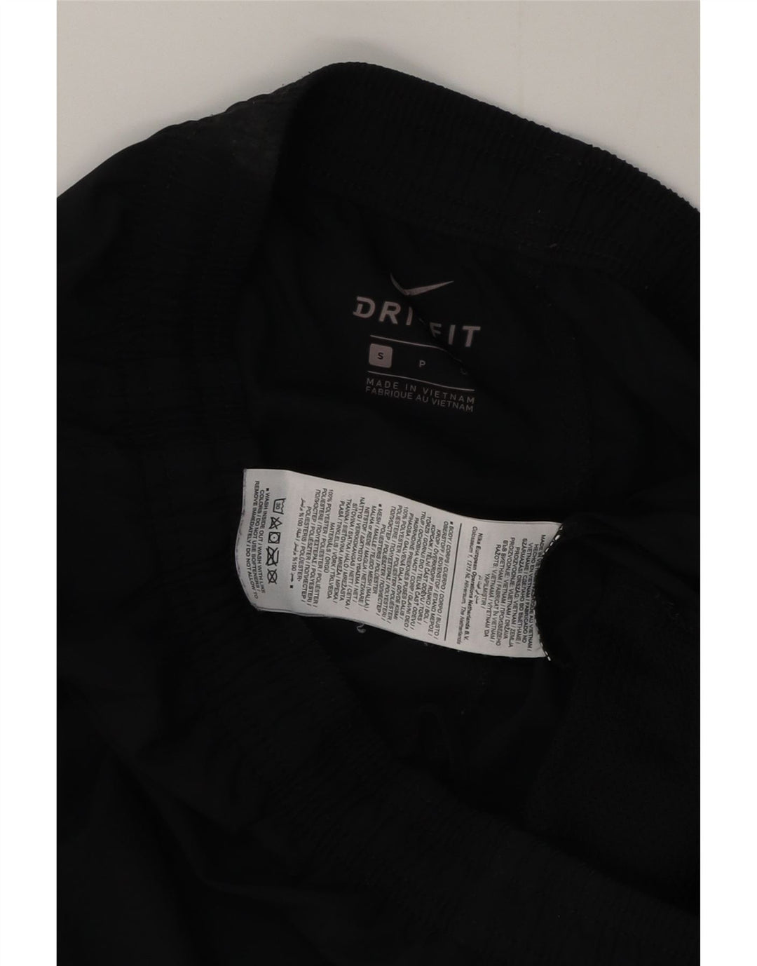 Ανδρικό παντελόνι αθλητικής φόρμας Nike Dri Fit Μικρό μαύρο πολυεστέρα