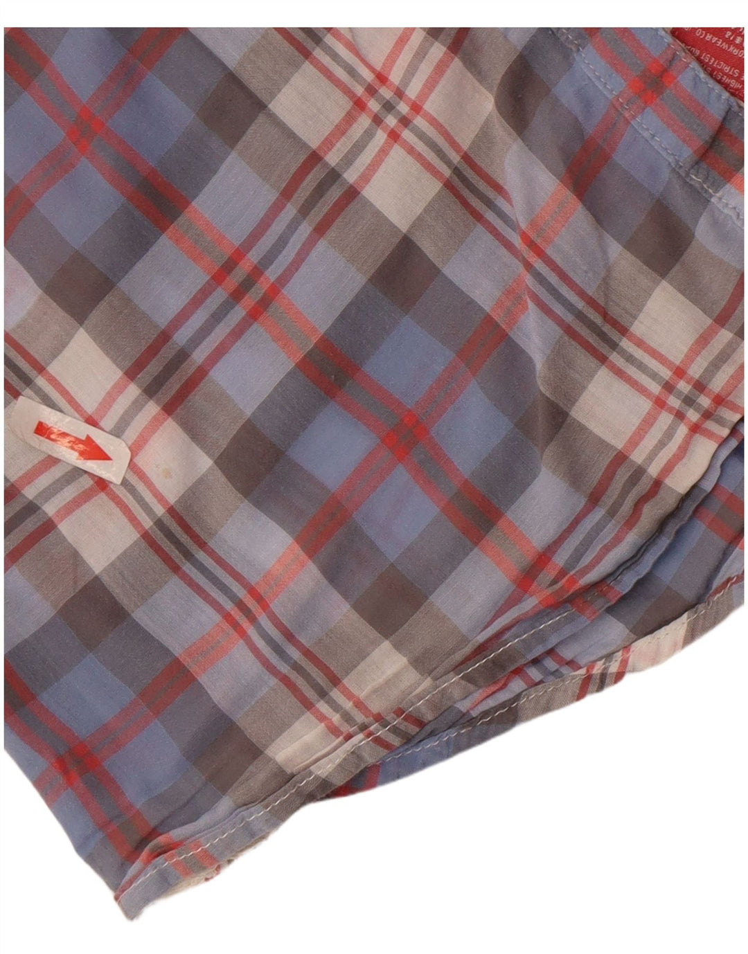 Superdry γυναικείο πουκάμισο 3/4 μανίκι UK 14 μεσαίο μπλε βαμβακερό