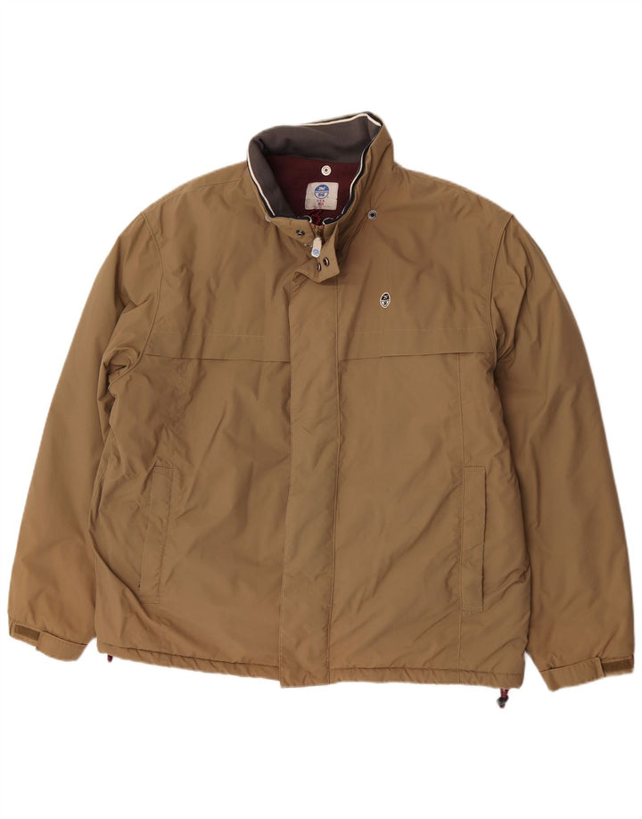 Ανδρικό μπουφάν North Sails Windbreaker UK 42 XL Brown Polyamide