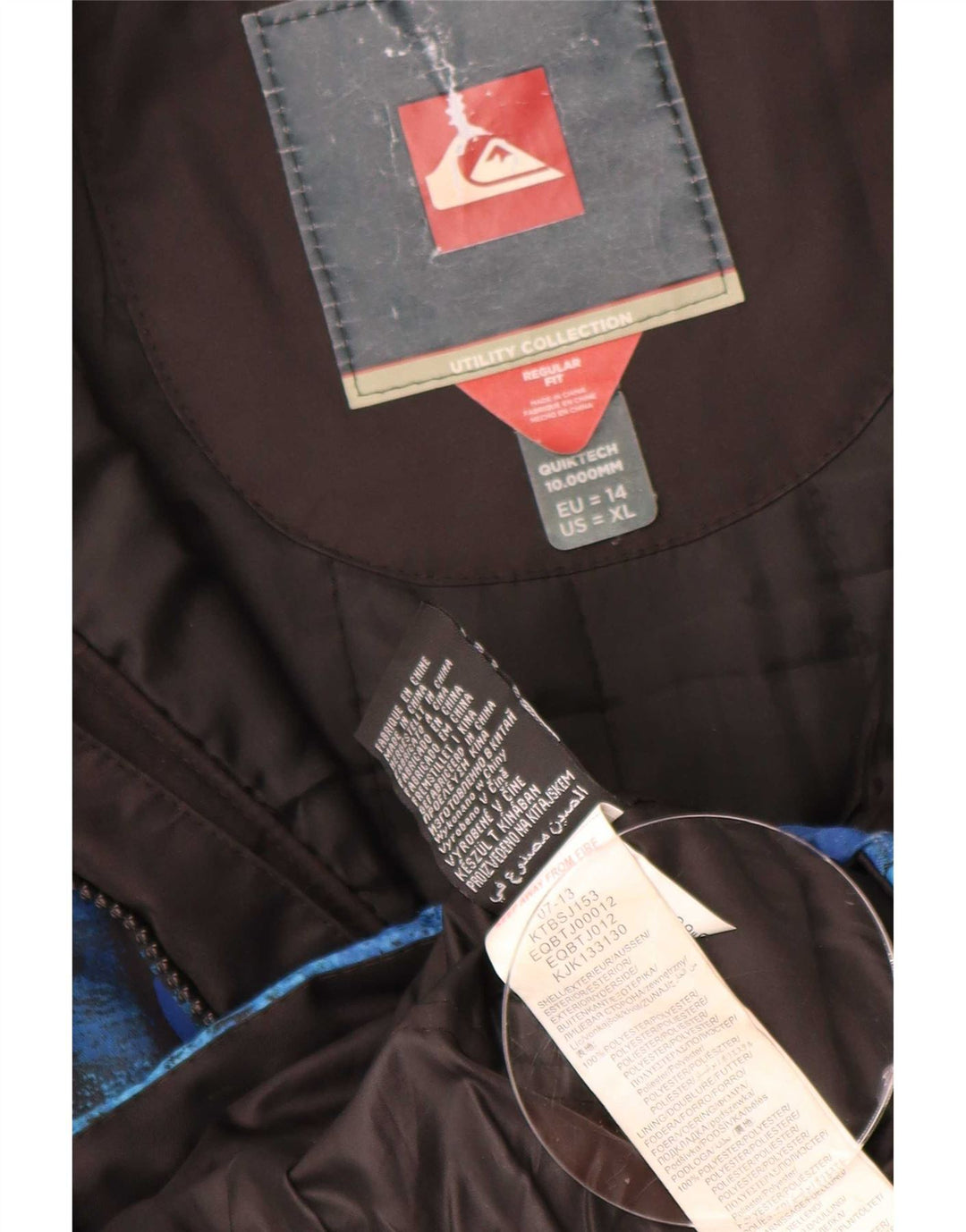 Μπουφάν Quiksilver Boys Graphic Ski 13-14 Years Blue Polyester