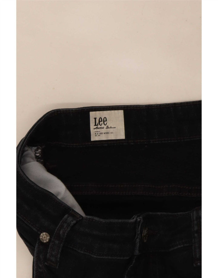 Lee Γυναικείο Skinny Jeans W32 L30 Μαύρο βαμβακερό