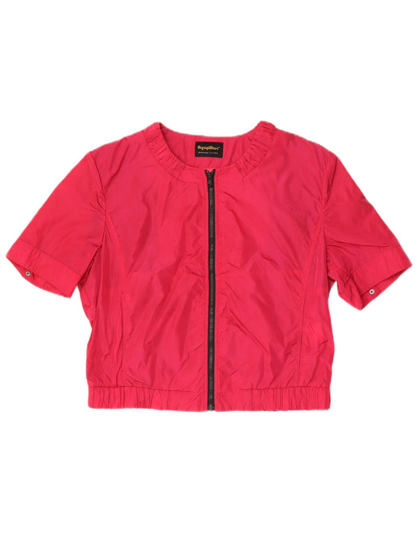 Refrigiwear Γυναικεία αθλητική φόρμα με κοντό μανίκι Top Jacket UK 16 Large Pink