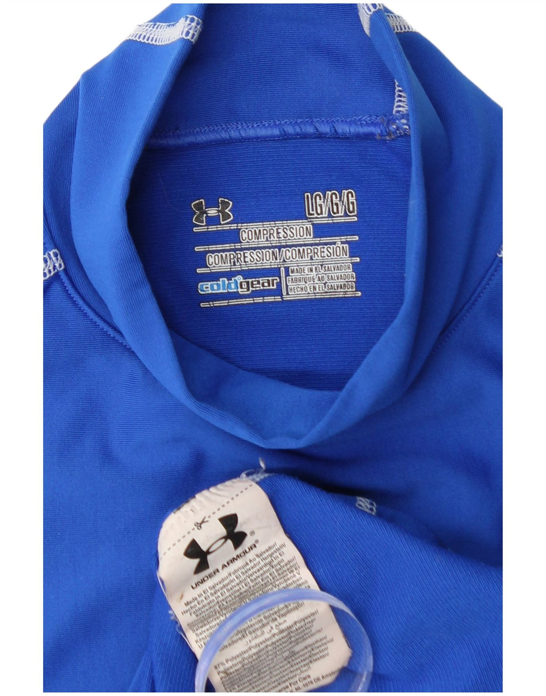 Ανδρικό παλτό κρύου εξοπλισμού UNDER Armour Μακρύ μανίκι μεγάλο μπλε πολυεστέρας