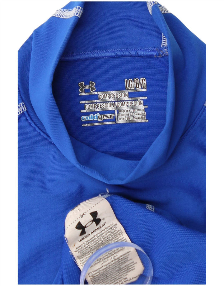 Ανδρικό παλτό κρύου εξοπλισμού UNDER Armour Μακρύ μανίκι μεγάλο μπλε πολυεστέρας