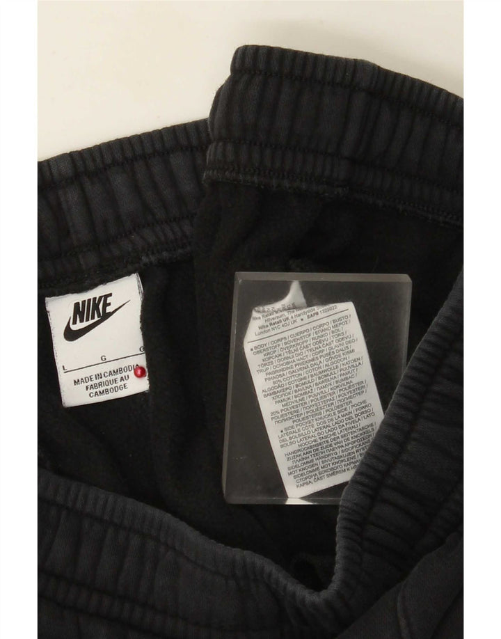 Γυναικεία αθλητική φόρμα Nike Παντελόνι Joggers μεγάλο μαύρο βαμβακερό