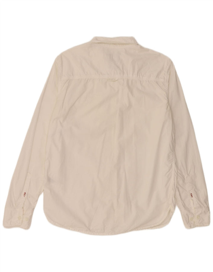 Ανδρικό πουκάμισο Fat Face, μεσαίο λευκό βαμβακερό