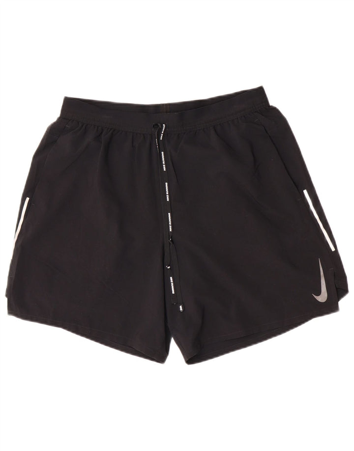 Γυναικείο αθλητικό σορτς Nike Dri Fit μεγάλο μαύρο πολυεστέρα