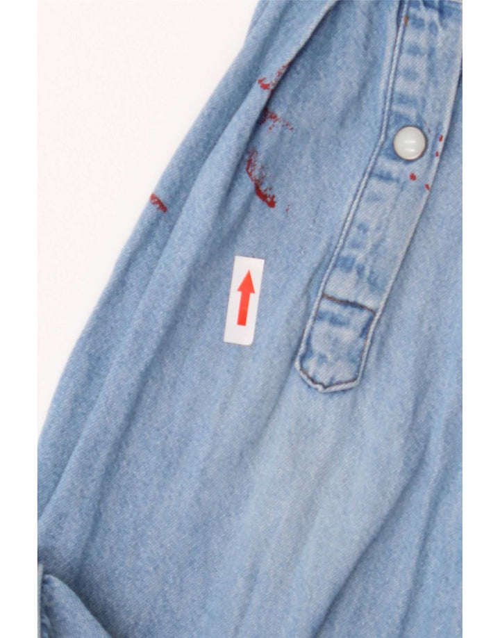 Wrangler Ανδρικό τζιν πουκάμισο μεγάλο μπλε βαμβακερό
