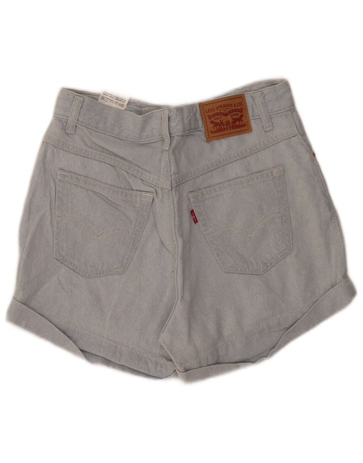 Γυναικείο τζιν σορτς LEVI'S Mom W28 Βαμβακερό μεσαίο μπλε