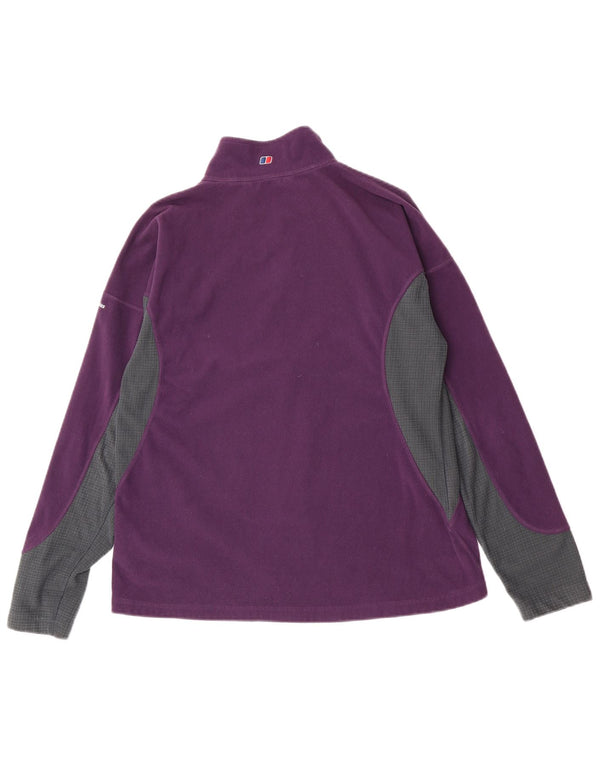 Γυναικείο φερμουάρ Berghaus Fleece Jumper UK 18 XL Purple Colourblock Sports