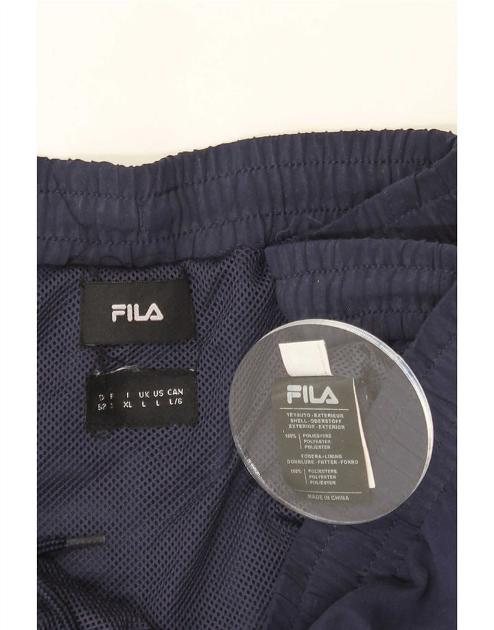 Ανδρικό αθλητικό σορτς Fila Μεγάλο μπλε μπλε χρώματος πολυεστέρας
