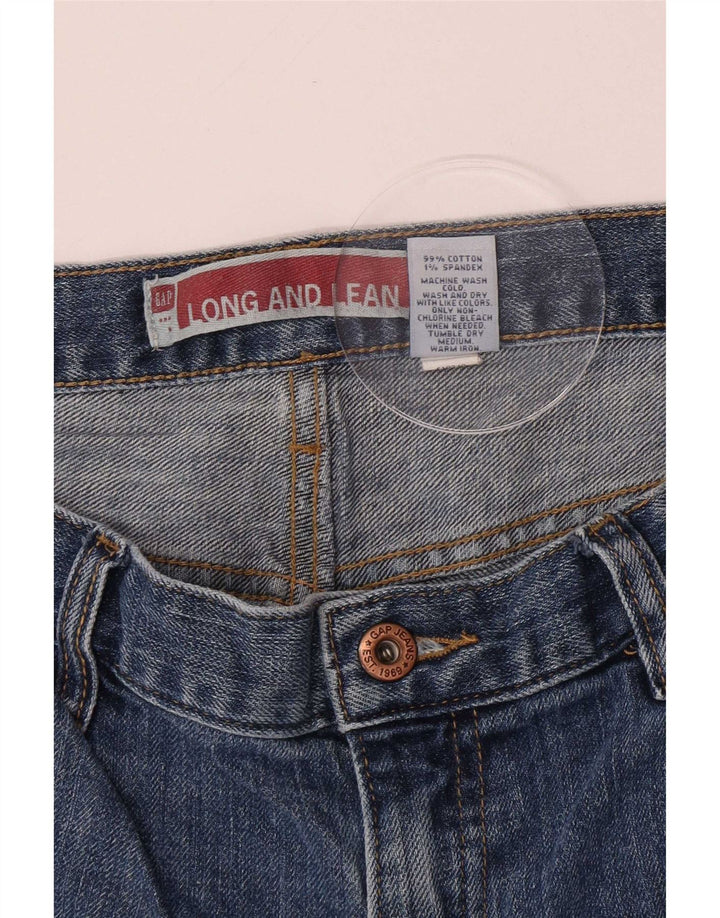 Gap Γυναικείο μακρύ και άπαχο τζιν μποτάκι US 8 Medium W30 L29 Μπλε βαμβακερό