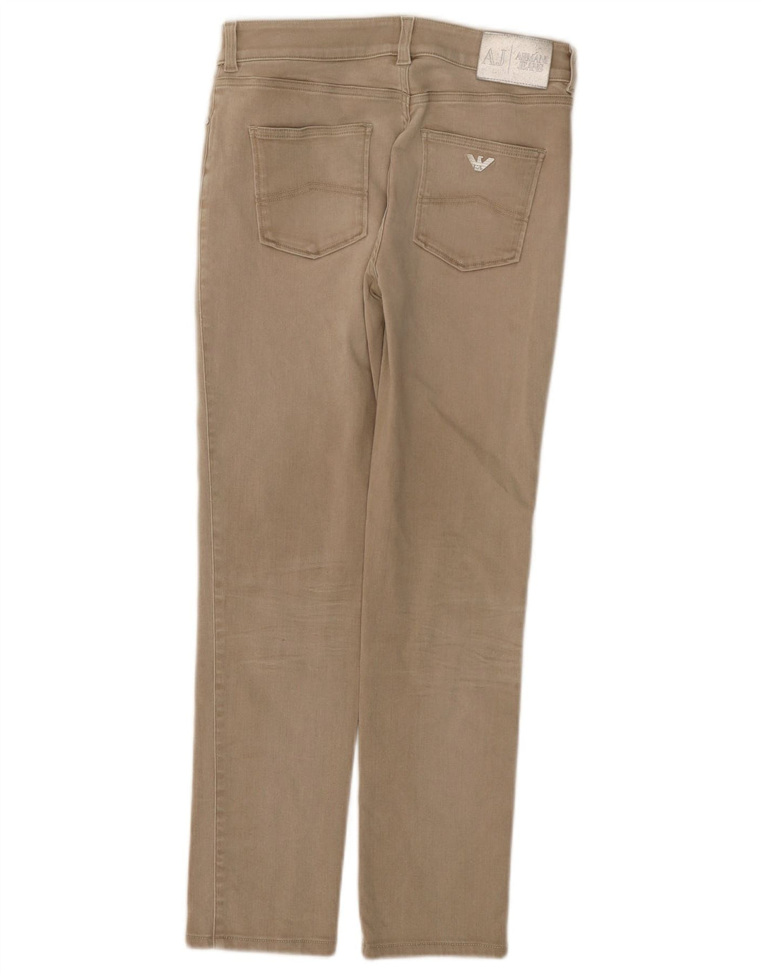 Armani Γυναικείο Slim Jeans W30 L28 Beige Βαμβακερό