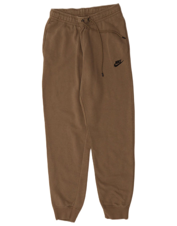 Γυναικεία αθλητική φόρμα Nike Παντελόνι Joggers UK 8 Μικρό καφέ βαμβακερό