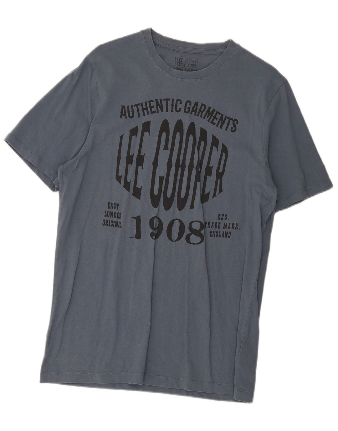Ανδρικό γραφικό T-Shirt Lee Cooper Top XL Μπλε βαμβακερό