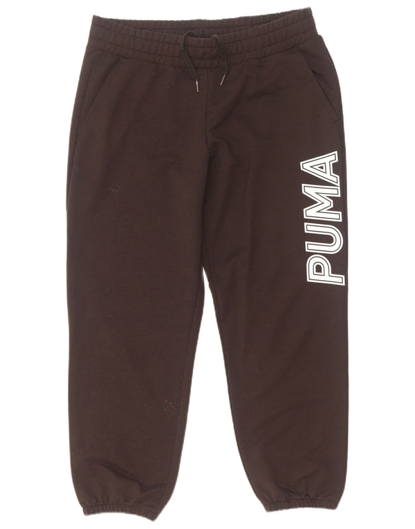 Puma Γυναικεία φόρμα γραφικής φόρμας παντελόνι Joggers UK 14 Medium Black