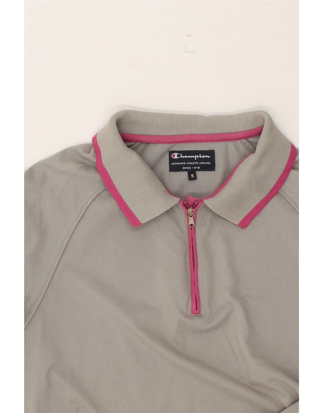 CHAMPION Mens Polo Shirt Small Grey Cotton Vintage Champion and Second-Hand Champion from Messina Hembry 