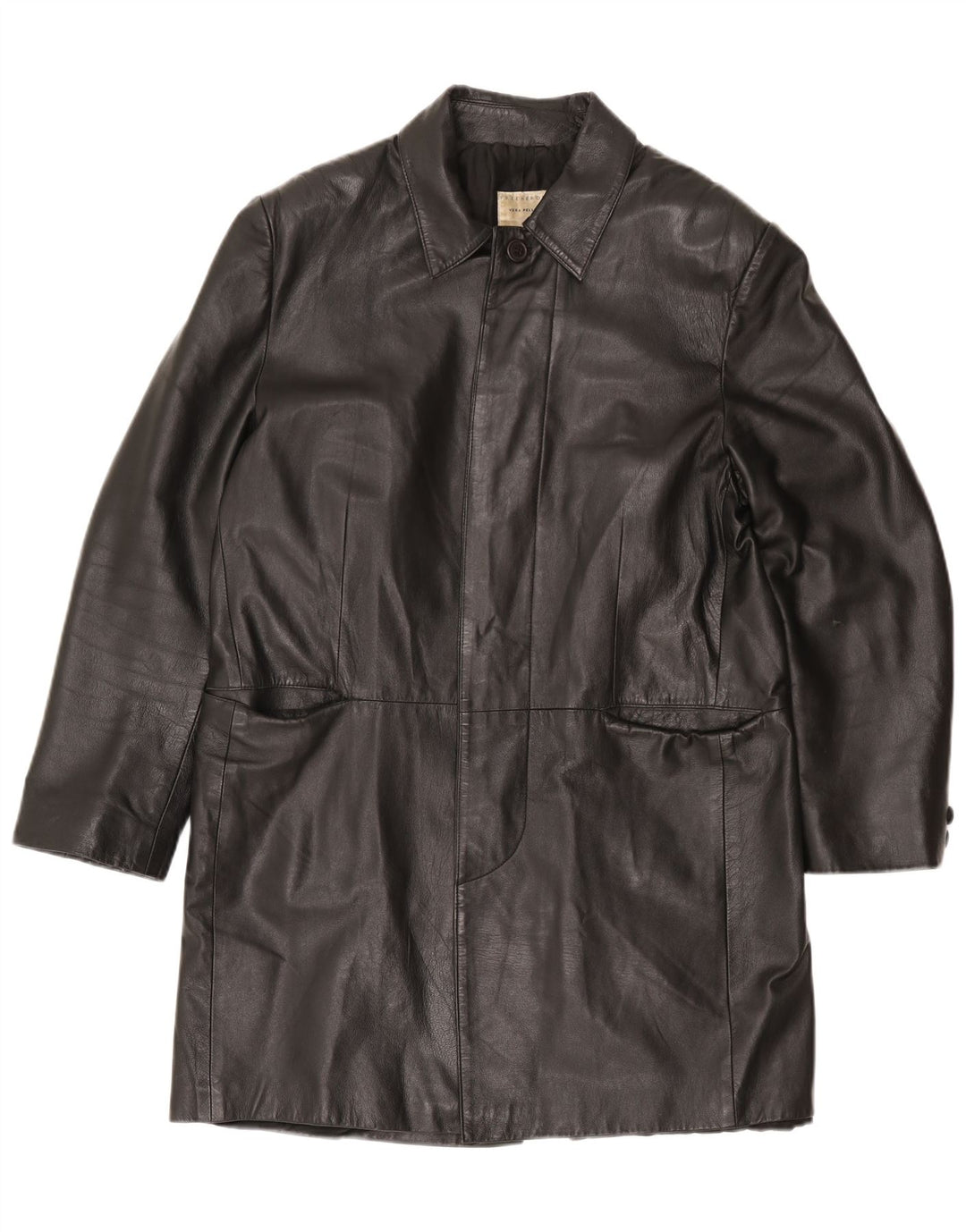 Conbipel Ανδρικό Δωρεάν Δερμάτινο Παλτό Heron IT 48 Medium Black Leather
