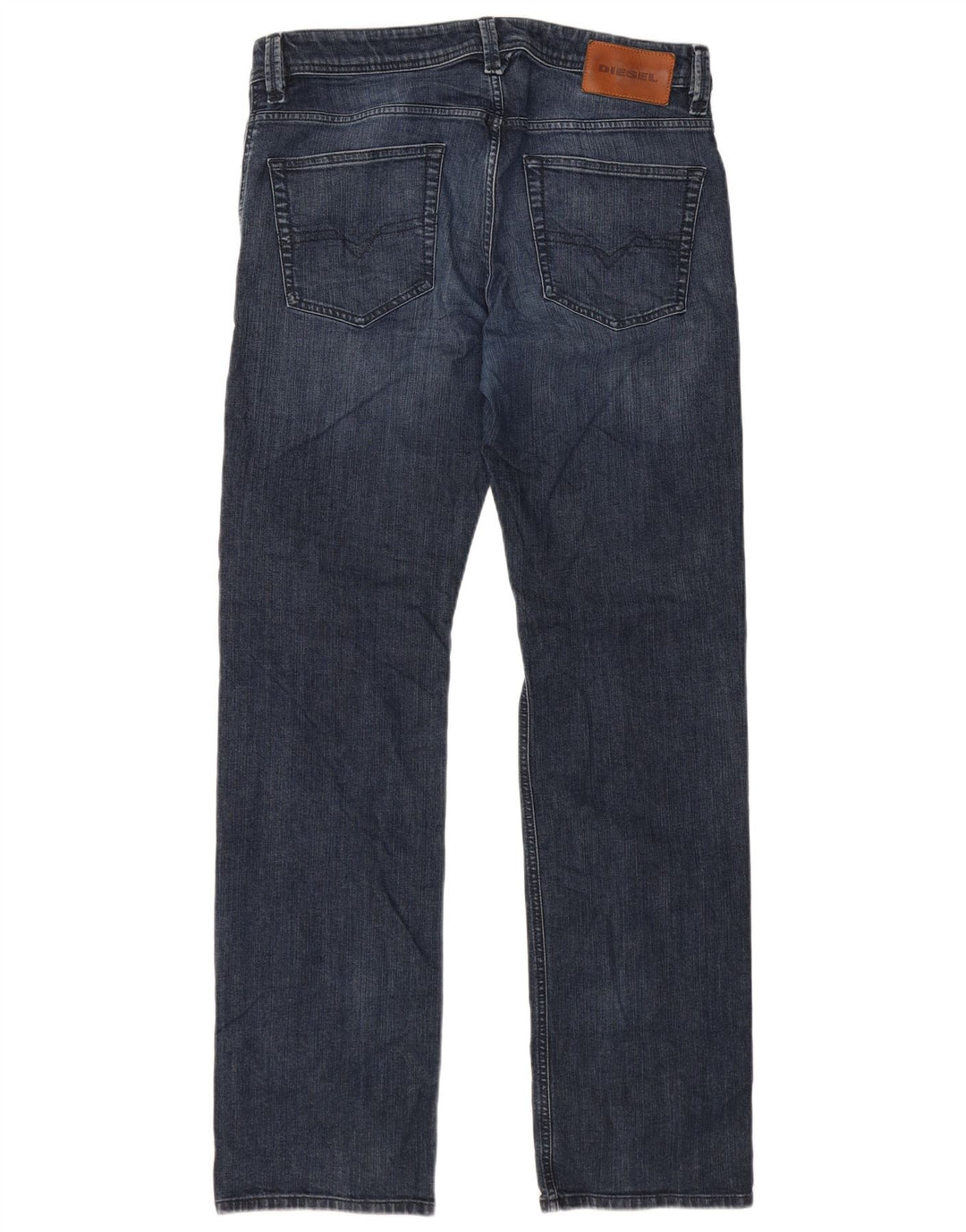 DIESEL Γυναικείο ίσιο τζιν W34 L34 Navy Blue Cotton