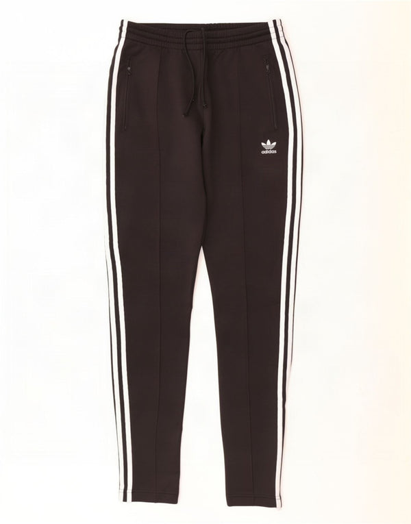 Γυναικεία αθλητική φόρμα Adidas Παντελόνι UK 8 Small μαύρο βαμβακερό