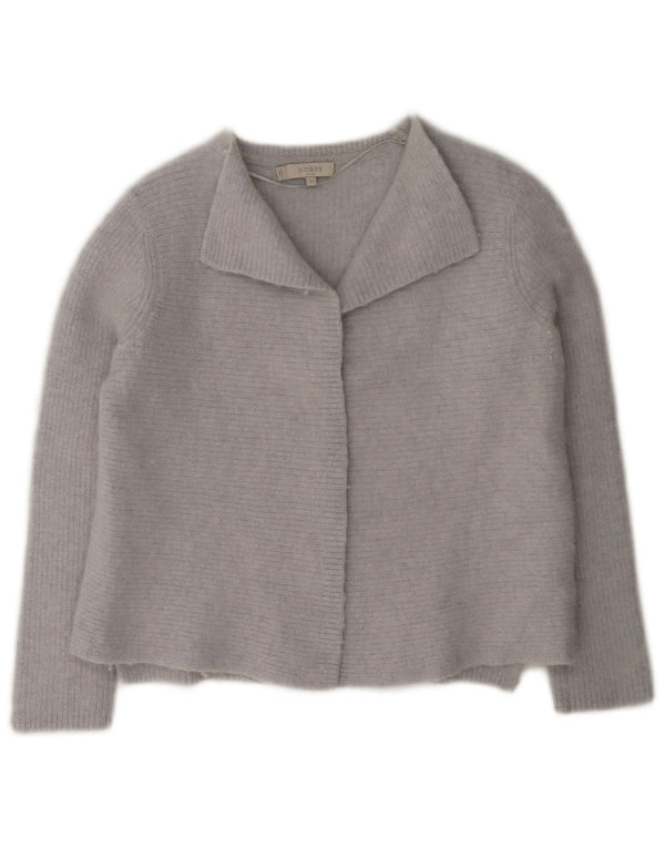 Γυναικείο πουλόβερ Hobbs Crop Open Cardigan UK 12 Medium Blue Wool