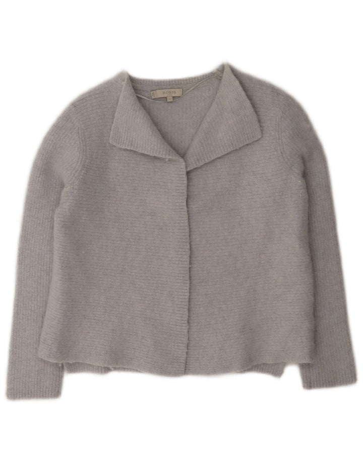 Γυναικείο πουλόβερ Hobbs Crop Open Cardigan UK 12 Medium Blue Wool