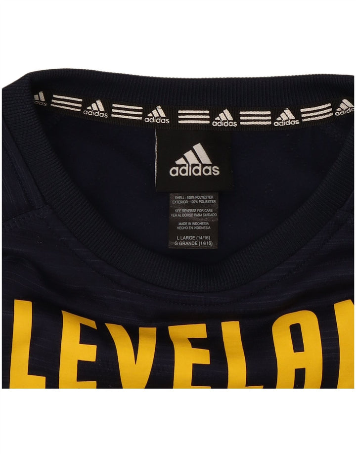 Φούτερ Adidas Boys Jumper 14-15 ετών Μεγάλο Navy Blue