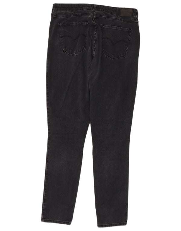 LEVI'S Γυναικείο 721 Ψηλό Skinny Jeans W33 L30 Γκρι βαμβακερό