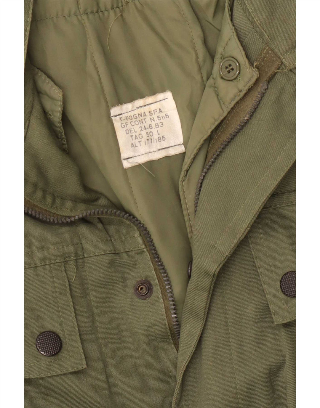 Vintage Ανδρικό Μπουφάν Parka IT 50 Large Khaki