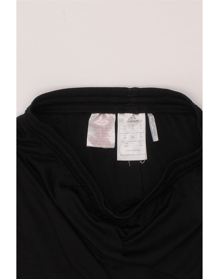 Adidas Boys Climalite Sport σορτς 9-10 ετών Μεσαίο μαύρο πολυεστέρα