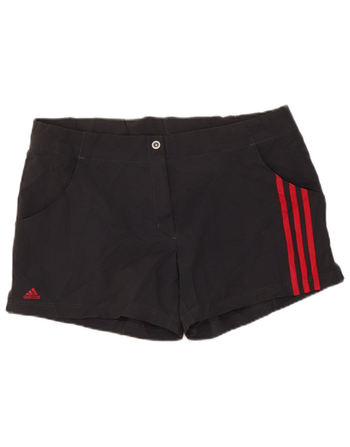 Adidas Γυναικείο Climalite Casual σορτς UK 12 Medium W34 Grey Polyester