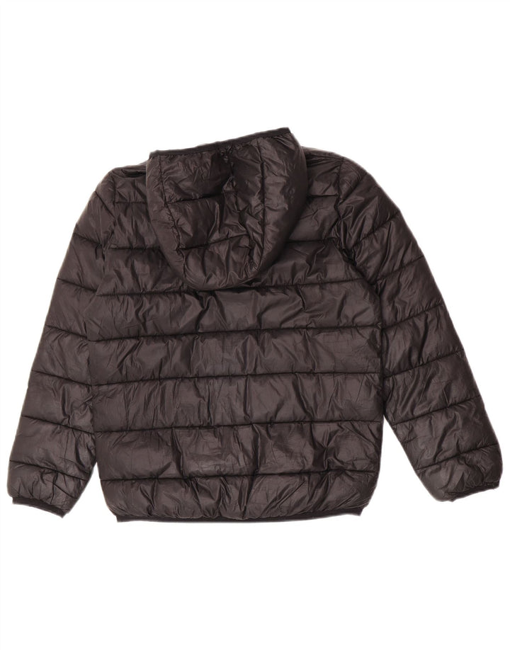Μπουφάν Champion Boys Hooded Podded Jacket 9-10 Years Medium Black Polyester