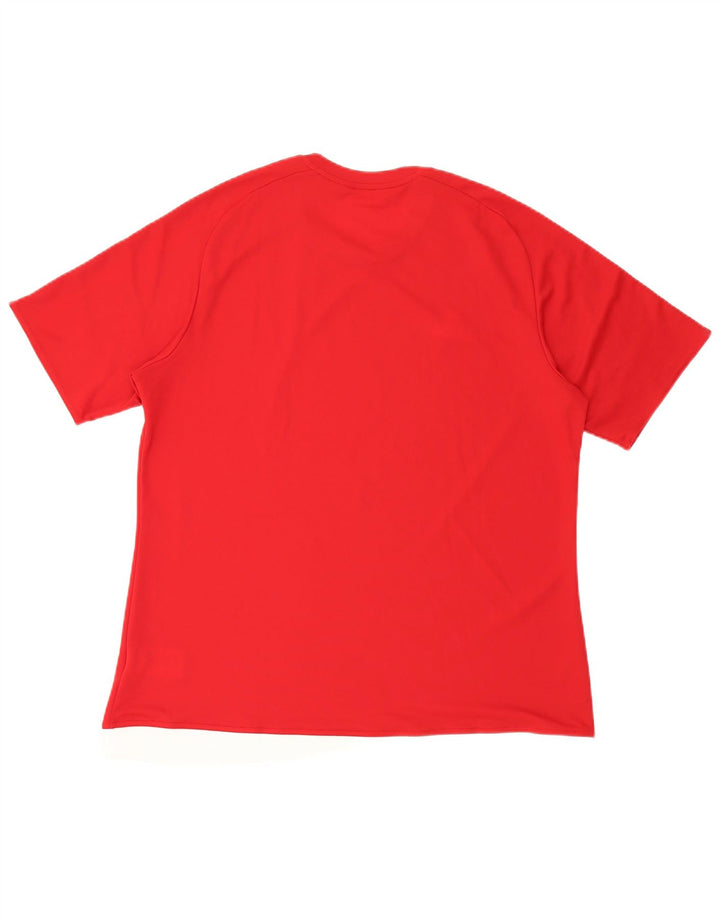 Adidas Ανδρικό T-Shirt Climalite Top XL Red Polyester