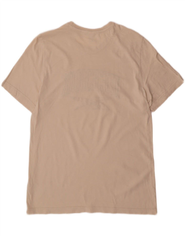 Ανδρικό γραφικό T-Shirt Reebok Top Μεσαίο μπεζ βαμβακερό