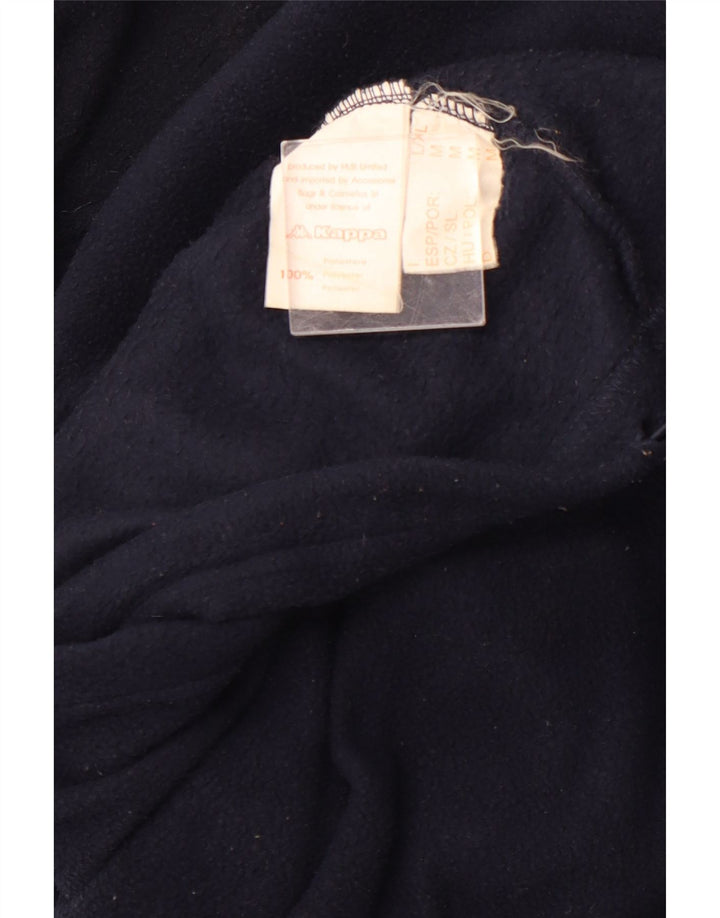 KAPPA Ανδρικό φερμουάρ με φερμουάρ Fleece Jumper Medium Navy Blue Polyester
