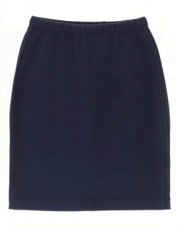 Best Company Womens By Olmes Carretti Straight Φούστα Μεγάλη W32 Navy Blue