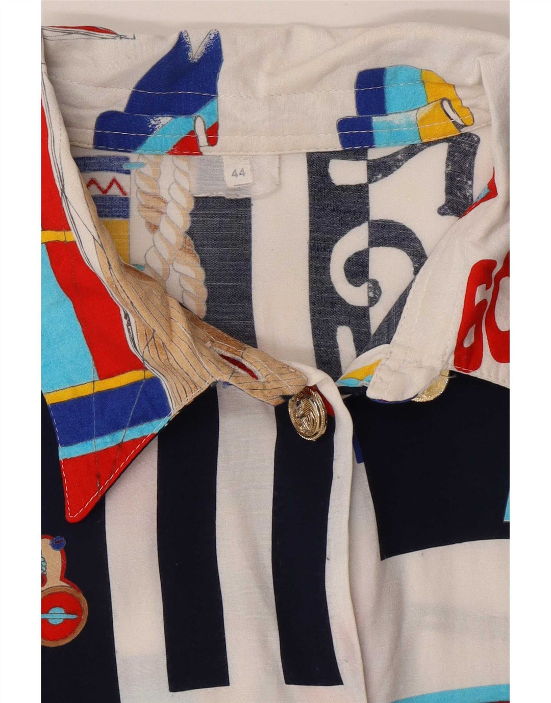 Vintage Γυναικείο Abstract Pattern Πουκάμισο IT 44 Medium Πολύχρωμο