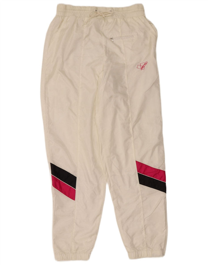Pandora Ανδρική φόρμα παντελόνι Joggers Large White Colourblock Polyamide
