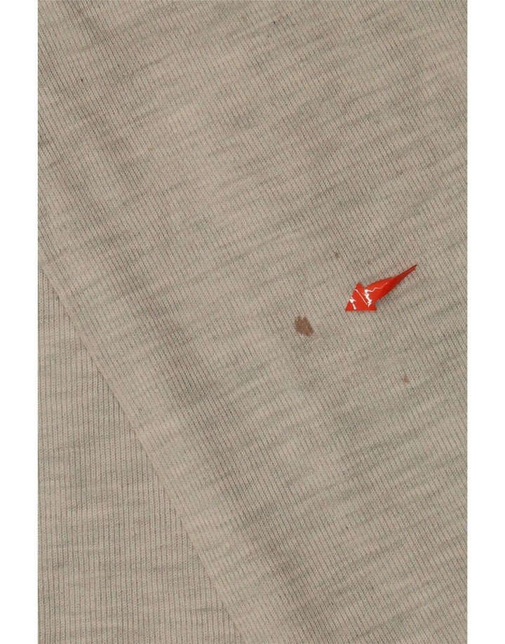 Ανδρικό μπλουζάκι πόλο με λαιμόκοψη με φερμουάρ Island Port XL με γκρι φλιτζάνι