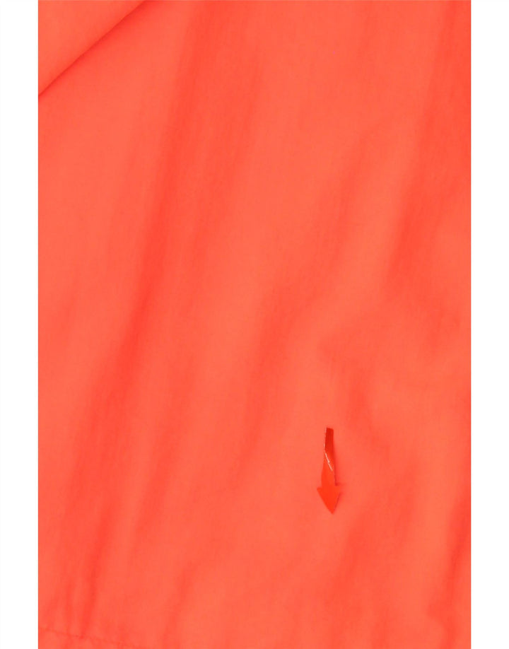 Ανδρικό μπουφάν βροχής με κουκούλα SUPERDRY UK 34 XS Orange Colourblock Nylon